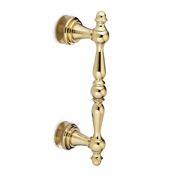 Symphony 6&quot; Center-to-Center Single Sided Decorative Pull -  Polished Brass | S6SPDPB