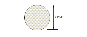 CRL 3M Trizact 3&quot; Cerium PSA Polishing Disc | TD3CP | TD3CP