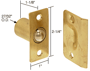 C.R. Laurence CRL Closet and Utility Door Bullet Catch | U9132