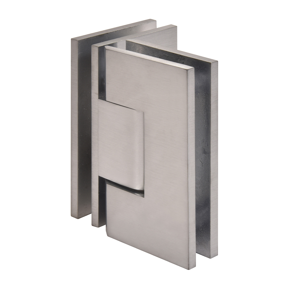 CRL Vienna 092 Series Brushed Chrome 90&amp;#176; Glass-to-Glass Hinge | V1E092BCH