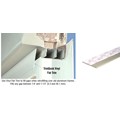 CRL Almond TrimQuick 2-1/4" Flat Vinyl Trim - 12 ft Long