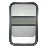 CRL-Automotive CRL Universal Non-Contoured Vertical Lift Slider Window 19-1/4&quot; x 29-1/4&quot; with 2-1/4&quot; Trim Ring  | VW7189