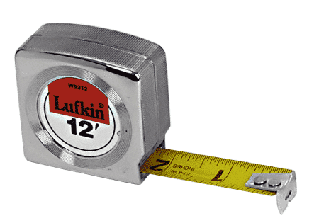 C.R. Laurence CRL 3/4&quot; 12&#39; Mezurall Lufkin Tape Measure | W9312