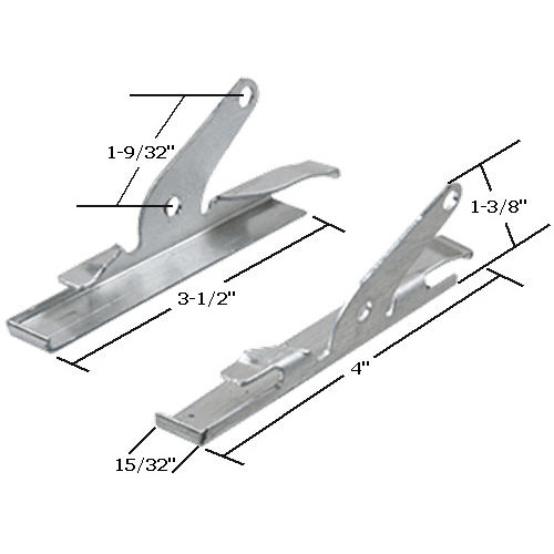 4&quot; Jalousie Window Glass Clip for Pan Am, Look | WCM100