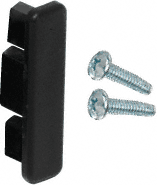 C.R. Laurence CRL Flush End Cap For WPR2 Rail | WPEC1BL