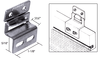 C.R. Laurence CRL Screen and Storm Window Top Hanger - Bulk Package - Package of 100 | WSC206M