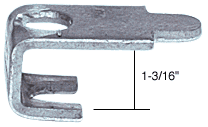 C.R. Laurence CRL 1-3/16&quot; Aluminum Casement Screen Clips - Bulk Package | WSC339M