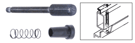 C.R. Laurence CRL Die Cast Plunger Latches for 1&quot; X 7/16&quot; Screen Frame - Bulk Package | WSC610
