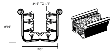 CRL-Automotive CRL Flexible Universal Channel for 1948-1962 Vehicles - 96 in long | Y52896
