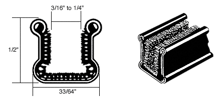 CRL-Automotive CRL Beaded Rigid Lower Division Bar for GM 1953-1963 - 96 in long | Y563296