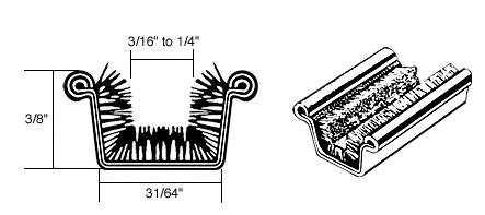 CRL-Automotive CRL Beaded Rigid Upper Division Bar for GM 1953-1963 - 96 in long | Y61496