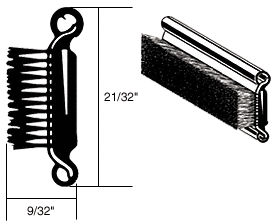CRL-Automotive CRL Rigid Stainless Steel Beaded Belt Molding for 1957-1962 Ford - 96 in long | YM52RP96