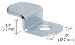 C.R. Laurence CRL Offset Mirror Clip for 1/4&quot; Glass - Pack of 4 | Z444