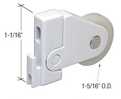 C.R. Laurence CRL 1-5/16&quot; Nylon Screen Roller Assembly - Package | AG206