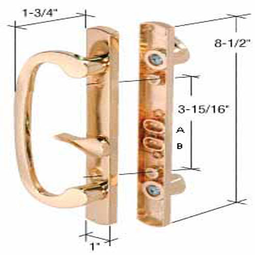 Sliding Glass Patio Door Hardware&#0058; Mortise Locks, Handles Sets, Pulls | C1283