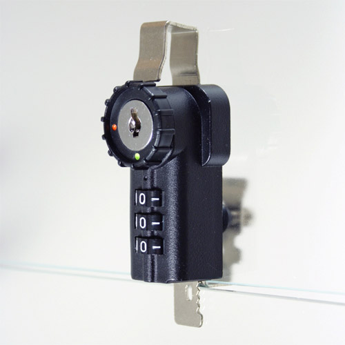 Combi-Ratchet Black 3-Dial Hinged Door Combination Lock  | TLK7861HI