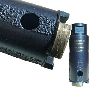 Supreme 4&quot; Laser Welded Stone Dry or Wet Core Bit Tube 1-1/4&quot;Diameter | GCBGD0125