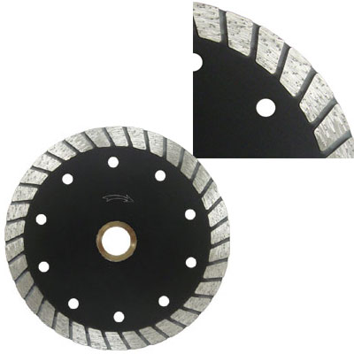 Continuous Wide Turbo Teeth Segment 7&quot; Blade with Cooling Holes | GCTW0710D