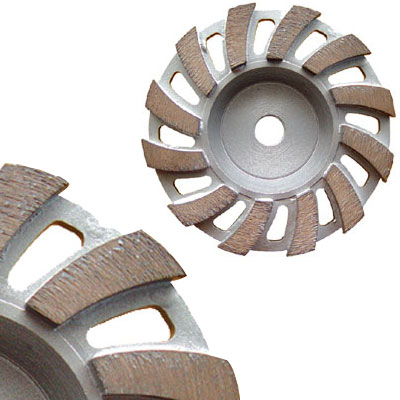 Super 4&quot; I- Segment Turbo Cup Wheel with 7/8 mm Arbor | GLGCX04A