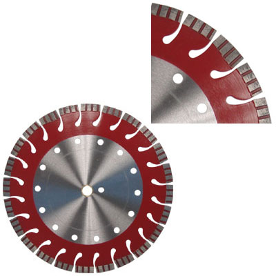 Multi-Purpose Laser Welded 12&quot; Super Turbo 15mm Segment Rim Blade | GLHS1215CB