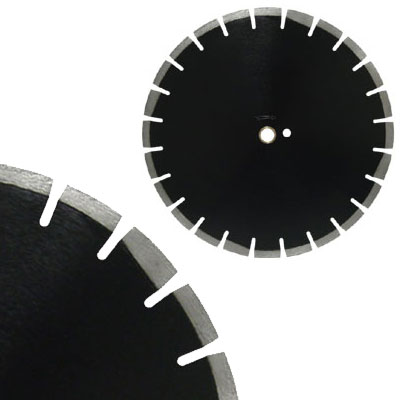 Laser Welded 18&quot; Asphalt Blade with Drop Segment Protection | GLLGC1812C