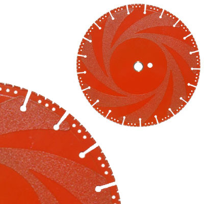 Laser Welded 12&quot; Demolition Blade with Swirl Electroplated Diamond Protection | GLLSDD1204C