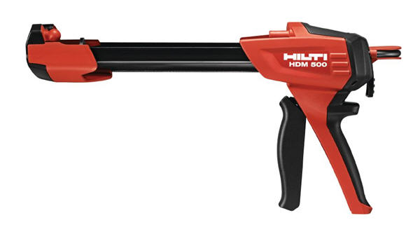 Hilti Manual Dispenser HDM 500 &#0043; Black Cartridge - 3498241 | MDHDM500BC