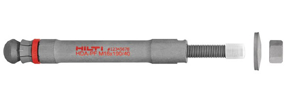 Hilti HDA-PF Ultimate Performance  Pre-Set Undercut Anchor for Dynamic Loads 20-M10 x 100/20 - 412900 - 12 Pieces | HDAPFUA101002012