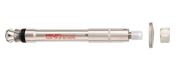 Hilti HDA-TR Ultimate Performance Through-Set Undercut Anchor for Dynamic Loads M12 x 125/30 - 339352 - 8 Pieces | HDATRUA12125308