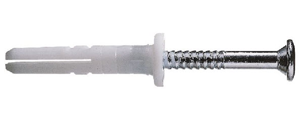 Hilti HPS-1 R Economical Plastic Impact Anchor with A2 SS Screw 1/4&quot; x 2-1/16&quot; - 230522 - Box of 100 | HPS1RPA14258