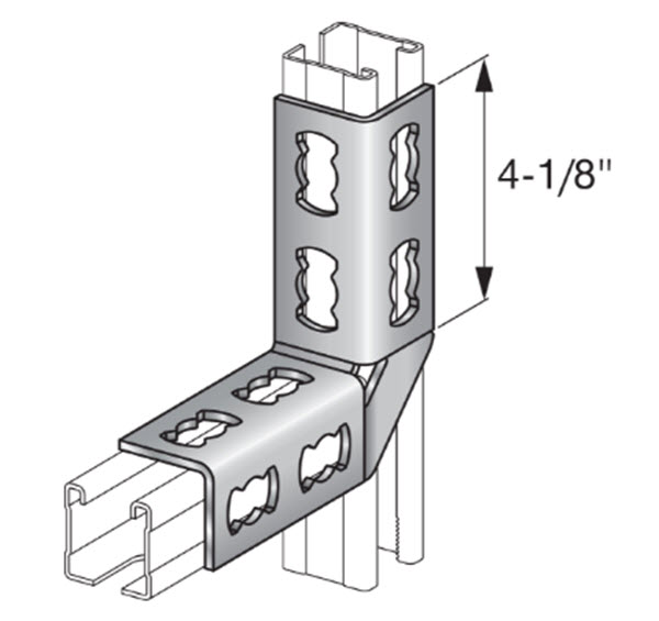 Hilti 90 Degree Eight Hole Angle MQW-8/90-F HDG - 304175 | 90DEHAMQW8HDG