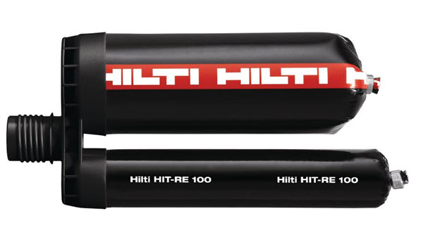 Hilti Injectable Mortar Epoxy adh RE 100 - Red Box Package Plus HDM - 3538733 | ERE10016HDM20RBP