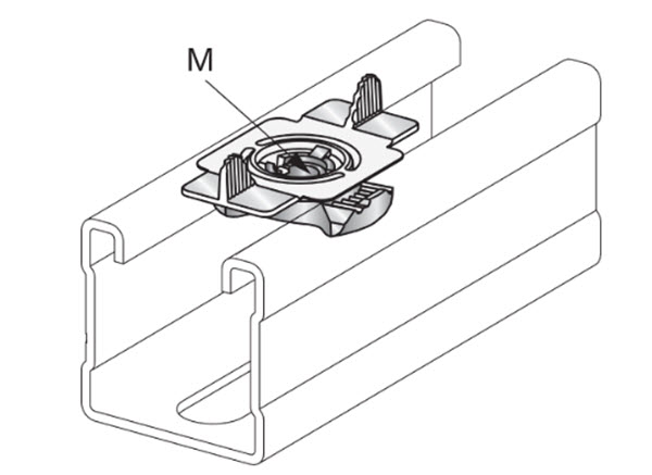 Hilti Strut Wing Nut MQM-F1/2&quot; - R SS316 - 304020 | SWNMQMF12RSS