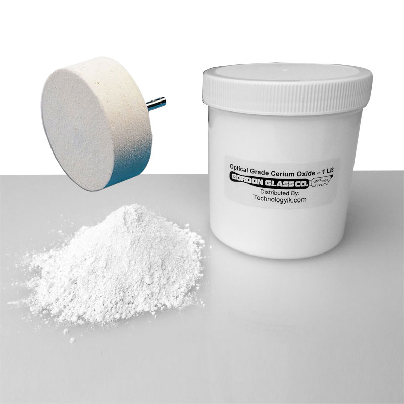 Optical Grade High Purity Cerium Oxide Polishing Compound | Optical Grade Cerium Oxide Glass Polish | COOG1LBKIT3