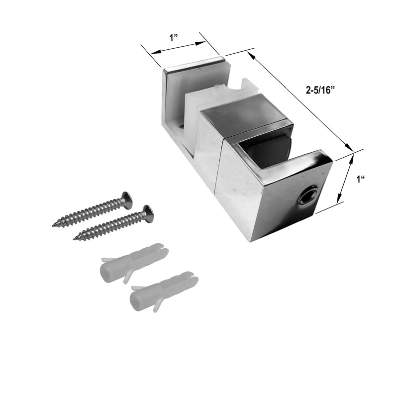 Gordon Glass&#153; Polished Stainless Steel Replacement Shower Door Guide for Frameless Shower Door System | ZHOUCH