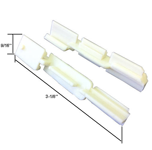 Sliding Shower Door Bottom Sill Guide - Pack of 2 | SG02
