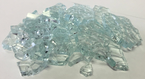 2 Lbs. Broken Tempered Glass for Craft and Art Projects - Clear, 1/4&quot; Thick | TGPC14