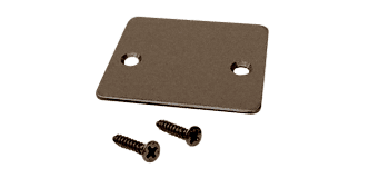 C.R. Laurence CRL Oil Rubbed Bronze End Cap with Screws  | UCEC0RB