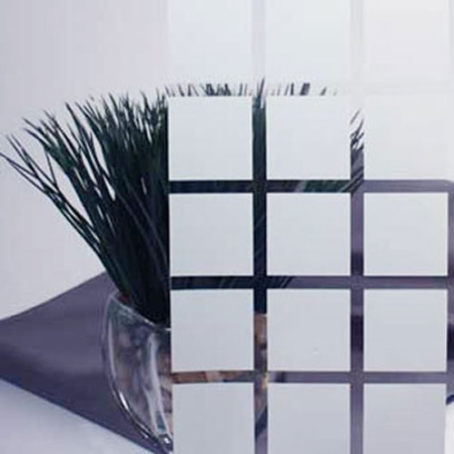 Large White Squares Translucent Decorative Window Film 48&quot; Wide | MCWF60425